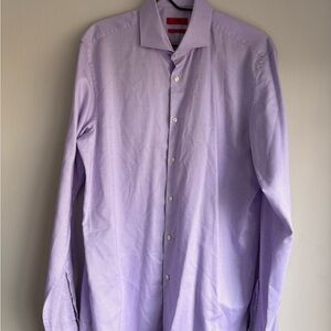 Hugo Boss Sharp Fit Dress Shirt Lavender 16.5 36/37